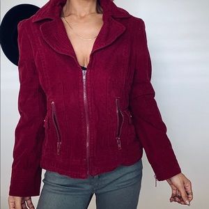 ❌ sold-Marc Jacobs Red Burgundy Jacket